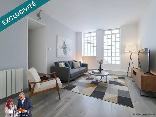 Appartement à vendre 170 000 € 3 pièces 2 chambres 68 m² RDC/1 Neuville-les-Dames 01400