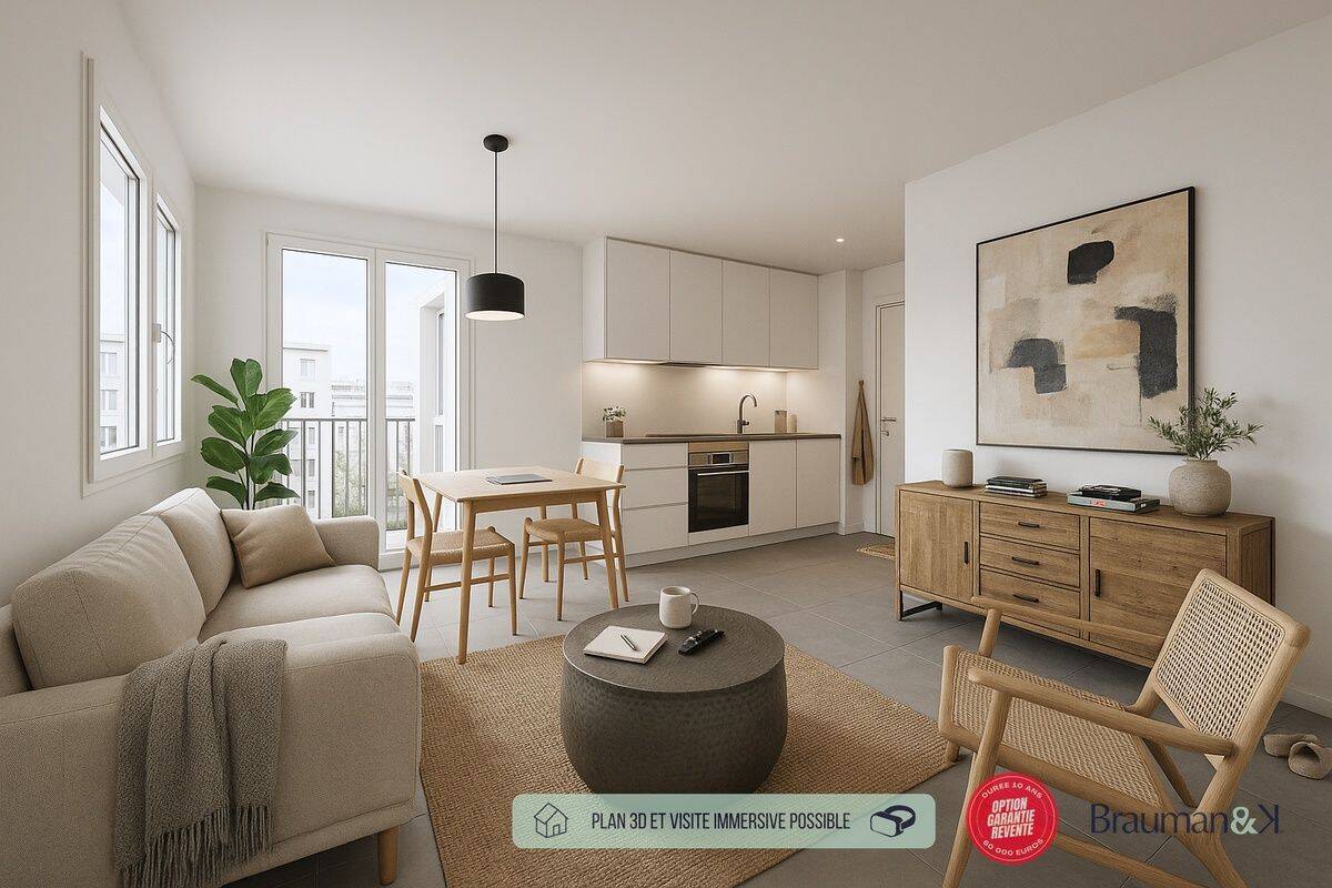 Appartement 2 pièces 38 m² · à Compiègne · 38 m² · 152 096 €