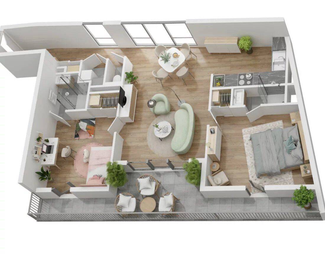 Appartement 3 pièces 71 m² · à Lyon 4ème Arrondissement · 71 m² · 577 000 €