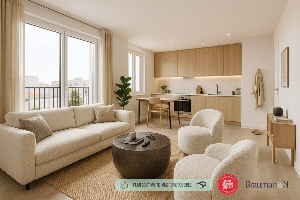 Appartement 3 pièces 63 m² · à Riom · 63 m² · 193 000 €