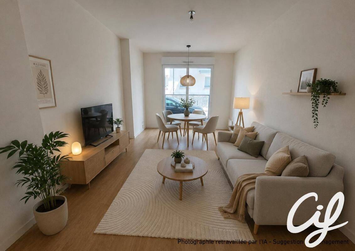 Appartement 3 pièces 61 m² · à Nantes · 61 m² · 220 000 €