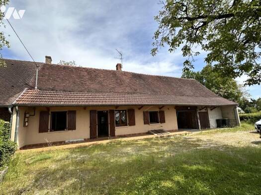 Maison de plain-pied à vendre 130 000 € 4 pièces 2 chambres 1 138 m² de terrain Montcony 71500