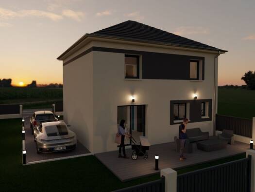 Terrain avec maison neuve à vendre 286 000 € 5 pièces 4 chambres 104 m² 224 m² de terrain Boissise-le-Roi 77310