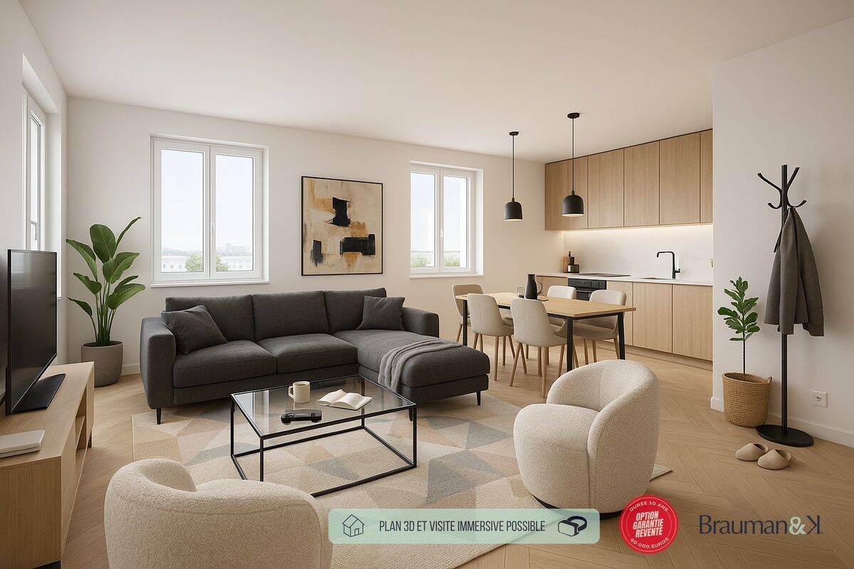 Appartement 4 pièces 76 m² · à Turckheim · 76 m² · 294 100 €