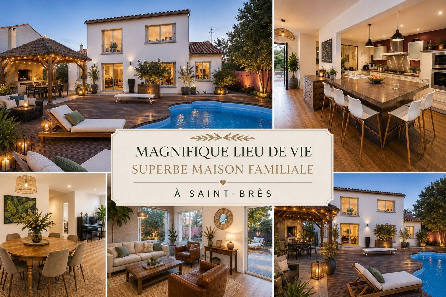 Maison 5 pièces 200 m² · à Saint-Brès · 200 m² · 590 000 €