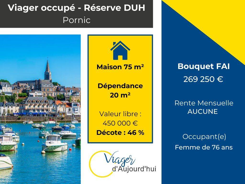 Maison 4 pièces 95 m² · à Pornic · 95 m² · 269 250 €