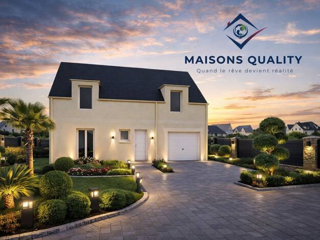 Terrain avec maison neuve à vendre 355 000 € 4 pièces 3 chambres 100 m² 340 m² de terrain Grenouillère-Marnois-Rive de Marne Noisy-le-Grand 93160