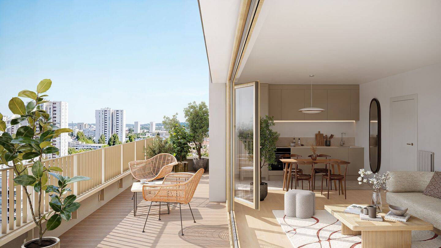 Appartement 4 pièces 75 m² · à Villejuif · 75,4 m² · 248 000 €