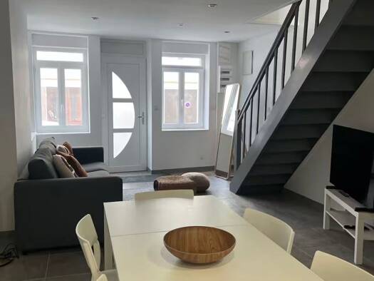 Appartement à louer 990 € 4 pièces 3 chambres 61 m² RDC/2 Gambetta Boulogne-sur-Mer 62200