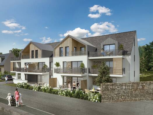 Appartement à vendre - neuf 189 000 € 2 pièces 1 chambre 43,1 m² dès le 31/03/2028 Porzambars-La Glaciere Concarneau 29900