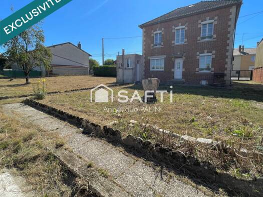 Maison à vendre 169 500 € 4 pièces 3 chambres 121 m² 800 m² de terrain Centre Osen Sainte-Menehould 51800