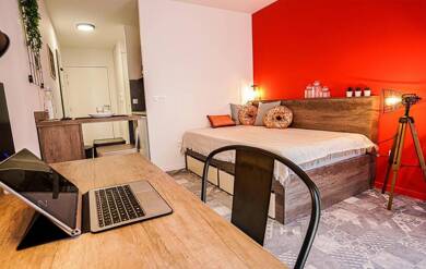 Appartement à louer 405 € 1 pièce 17 m² Le Port Caen 14000