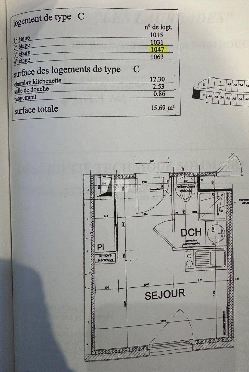Appartement 1 pièce 16 m² · à Rouen · 16 m² · 49 700 €