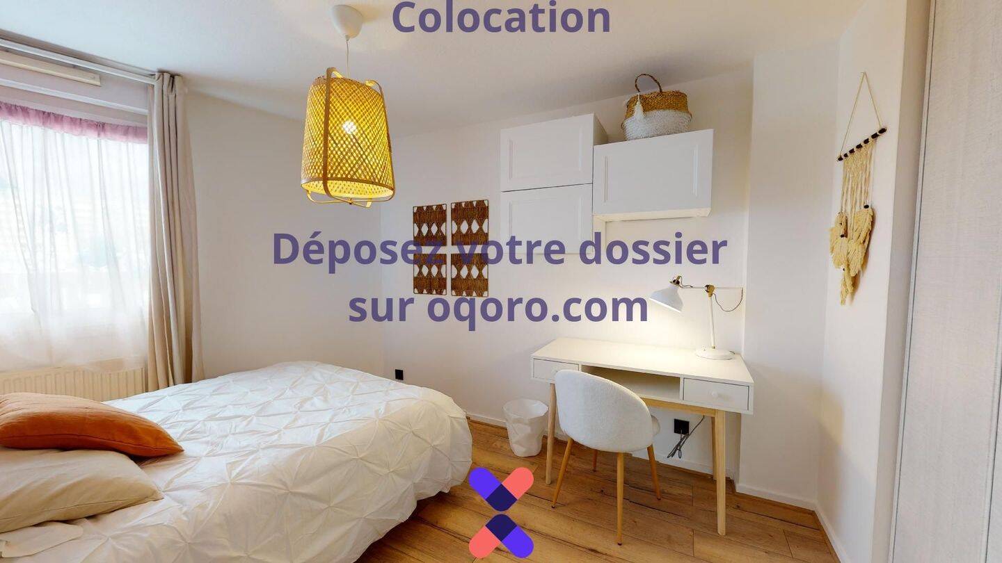 Chambre en colocation appartement meublé — 1