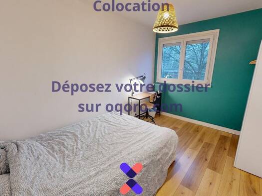 Colocation à louer 387 € 5 pièces 4 chambres 92 m² 4ème étage Les Blossières-Mairie Orléans 45000