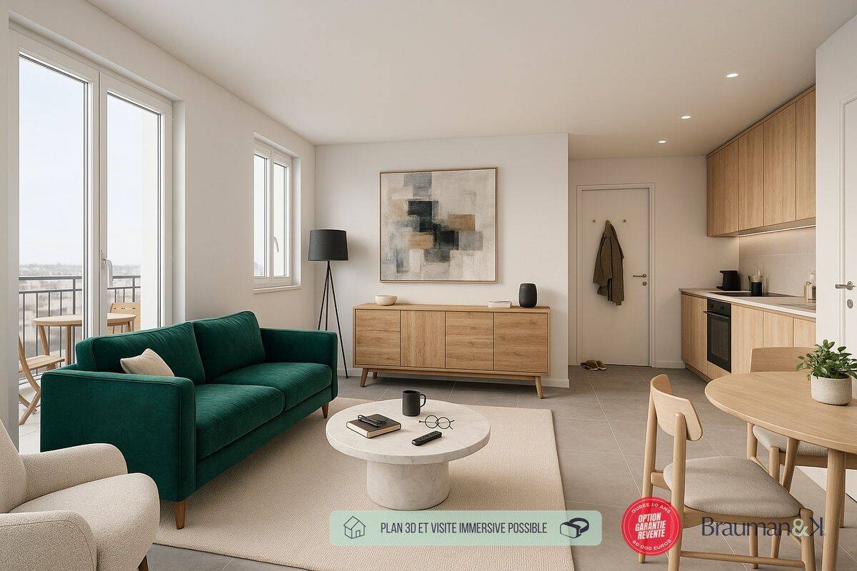 Appartement 3 pièces 63 m² · à Toulouse · 63 m² · 329 000 €