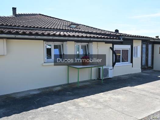 Maison de plain-pied à vendre 116 600 € 4 pièces 2 chambres 90 m² 500 m² de terrain Samazan 47250