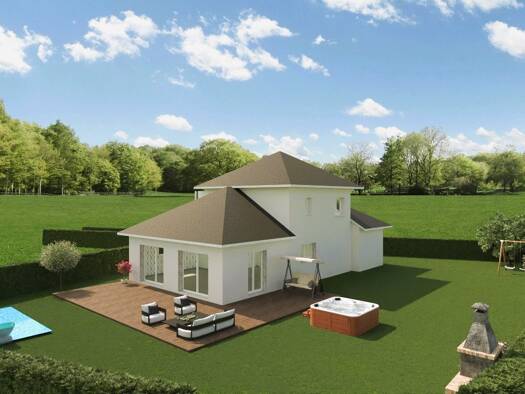 Terrain avec maison neuve à vendre 430 000 € 5 pièces 4 chambres 110 m² 811 m² de terrain Apremont 73190