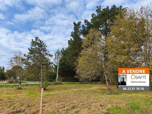 Terrain constructible à vendre 50 800 € 535 m² de terrain Corcoué-sur-Logne 44650