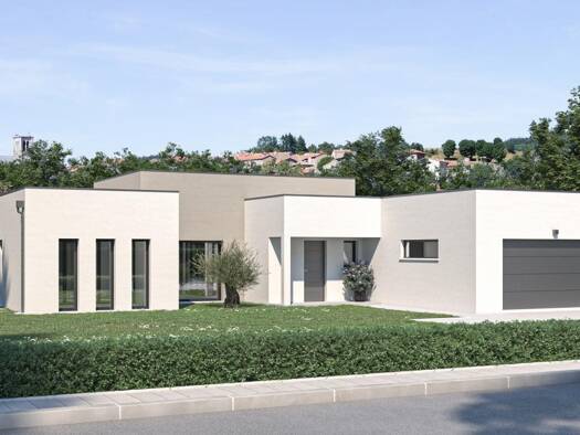 Terrain avec maison neuve à vendre 420 378 € 6 pièces 3 chambres 177 m² 672 m² de terrain Chaumuzy 51170