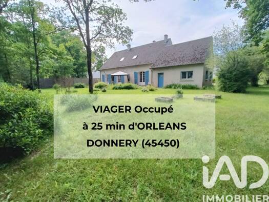 Maison en viager occupé Bouquet 79 000 € 6 pièces 4 chambres 170 m² 1 689 m² de terrain Donnery 45450