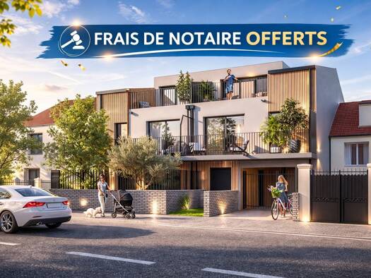 Duplex à vendre - neuf 289 000 € 3 pièces 2 chambres 56,8 m² dès le 31/03/2026 Centre Ville Rosny-sous-Bois 93110