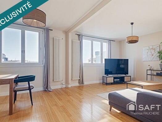 Appartement à vendre 310 000 € 3 pièces 2 chambres 71 m² Étage 4/4 Nicolas Carnot Le Raincy 93340