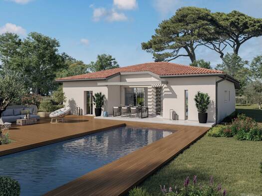 Terrain avec maison neuve à vendre 273 000 € 5 pièces 4 chambres 112 m² 1 400 m² de terrain Puygouzon 81120