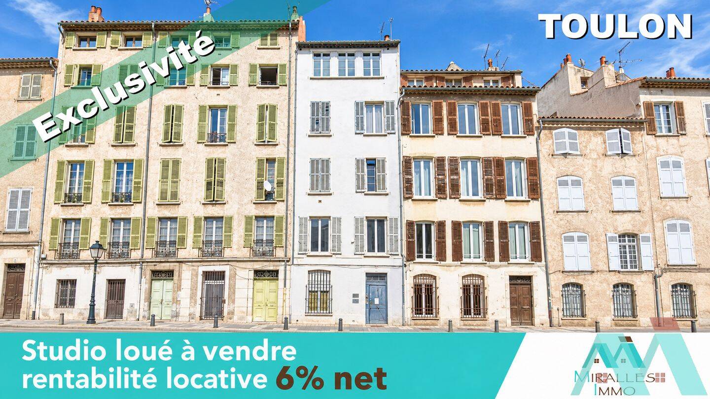 Appartement 1 pièce 24 m² · à Toulon · 24 m² · 69 000 €