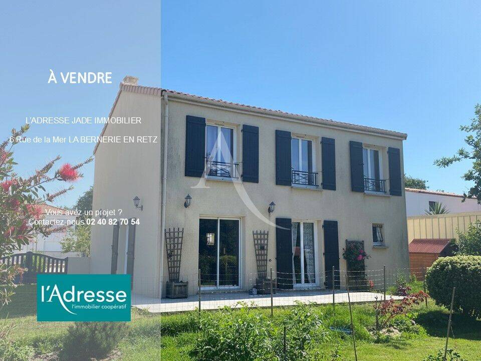 Maison 6 pièces 142 m² · à La Bernerie-en-Retz · 142 m² · 572 000 €