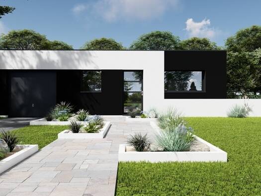 Terrain avec maison neuve à vendre 237 520 € 5 pièces 3 chambres 89 m² 372 m² de terrain Sud Surgères 17700