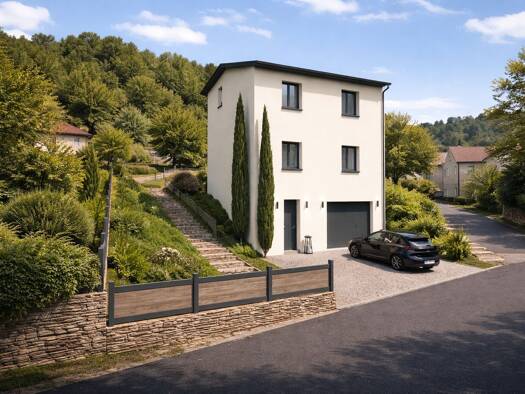 Terrain avec maison neuve à vendre 339 000 € 5 pièces 4 chambres 100 m² 350 m² de terrain Chabanière 69440
