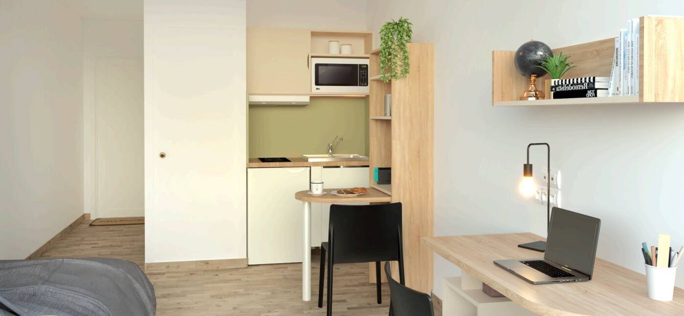 Appartement 1 pièce 17 m² · à Saint-Étienne · 17 m² · 435 €