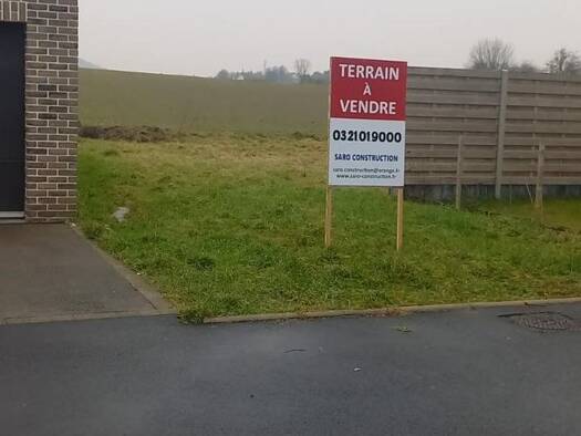 Terrain constructible viabilisé à vendre 76 137 € 633 m² de terrain Résidence des Couturelles Bully-les-Mines 62160