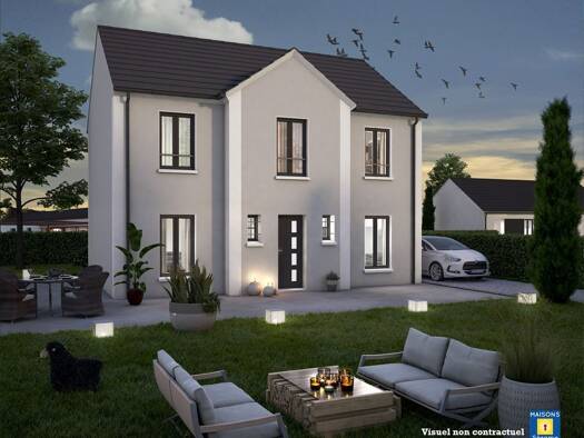 Terrain avec maison neuve à vendre 325 000 € 6 pièces 4 chambres 117 m² 443 m² de terrain Lumigny-Nesles-Ormeaux 77540