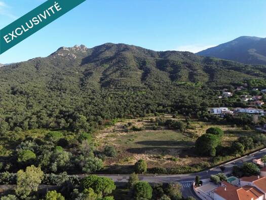 Terrain constructible viabilisé à vendre 155 000 € 417 m² de terrain Sorède 66690