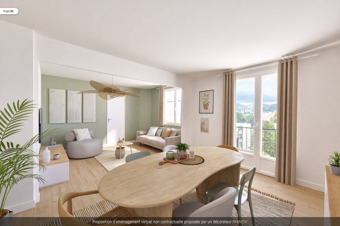 Appartement 3 pièces 82 m² · à Marseille 10ème Arrondissement · 82 m² · 195 000 €