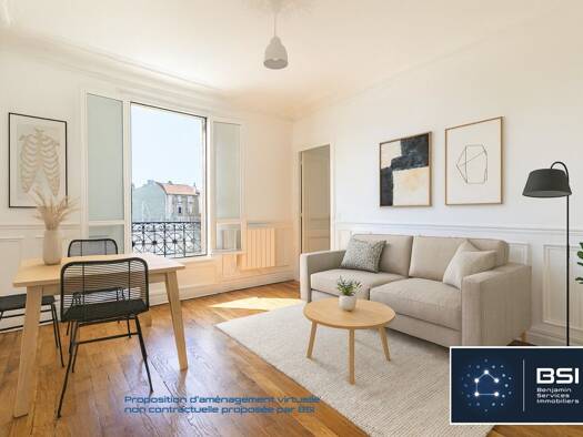 Appartement à vendre 268 000 € 3 pièces 2 chambres 61,1 m² Étage 3/4 Nanterre 92000