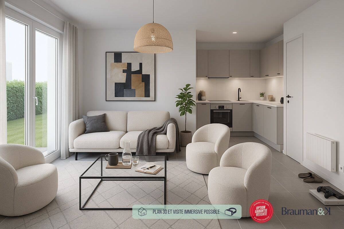 Appartement 1 pièce 23 m² · à Caen · 23 m² · 139 900 €