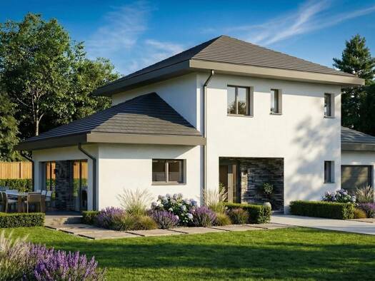 Terrain avec maison neuve à vendre 783 900 € 5 pièces 4 chambres 117 m² 665 m² de terrain Moëns Prévessin-Moëns 01280