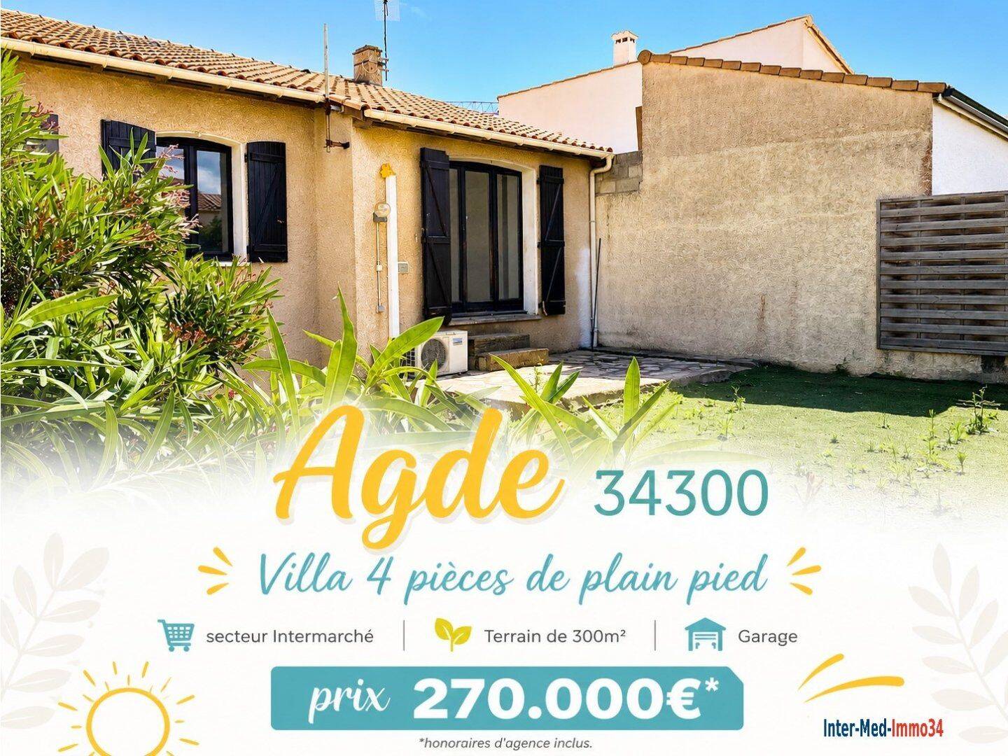 Maison 4 pièces 75 m² · à Agde · 75 m² · 240 000 €