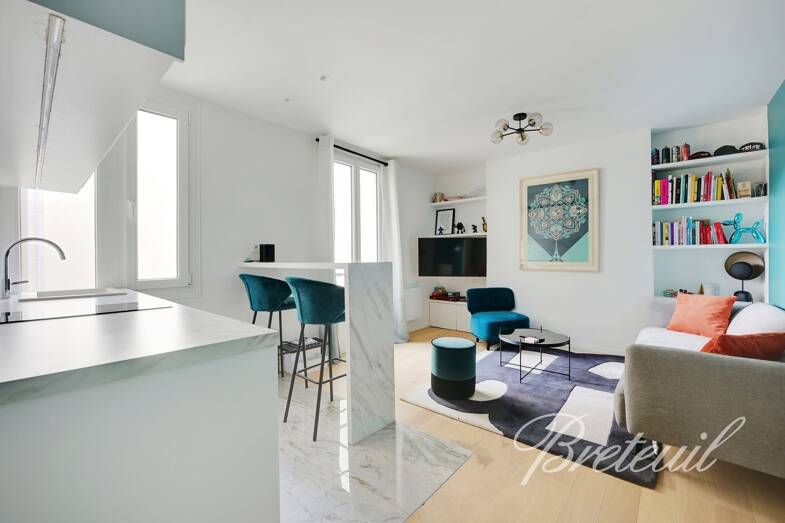 Appartement à vendre 450 000 € 2 pièces 1 chambre 37,8 m² Étage 3/5 Violet Commerce Paris 15ème 75015