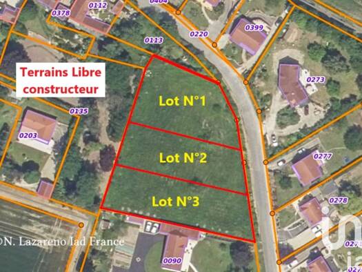 Terrain constructible viabilisé à vendre 59 750 € 1 230 m² de terrain Chilleurs-aux-Bois 45170