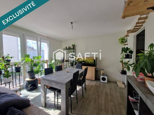 Appartement à vendre 135 000 € 4 pièces 2 chambres 71 m² Étage 1/3 Jarville Ouest-Gallieni Jarville-la-Malgrange 54140