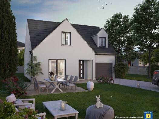 Terrain avec maison neuve à vendre 308 470 € 5 pièces 3 chambres 97 m² 280 m² de terrain Villiers-le-Sec 95720