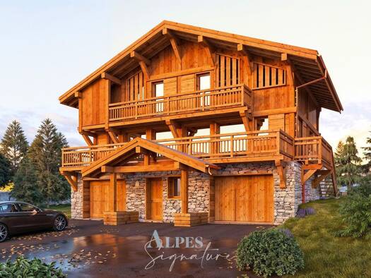 Chalet à vendre - Première occupation 3 150 000 € 7 pièces 4 chambres 219 m² 730 m² de terrain Les Gets 74260