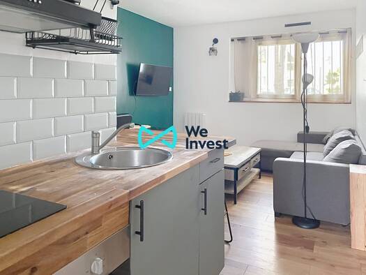 Appartement à louer - logement étudiant 500 € 2 pièces 1 chambre 29,4 m² RDC Pau 64000