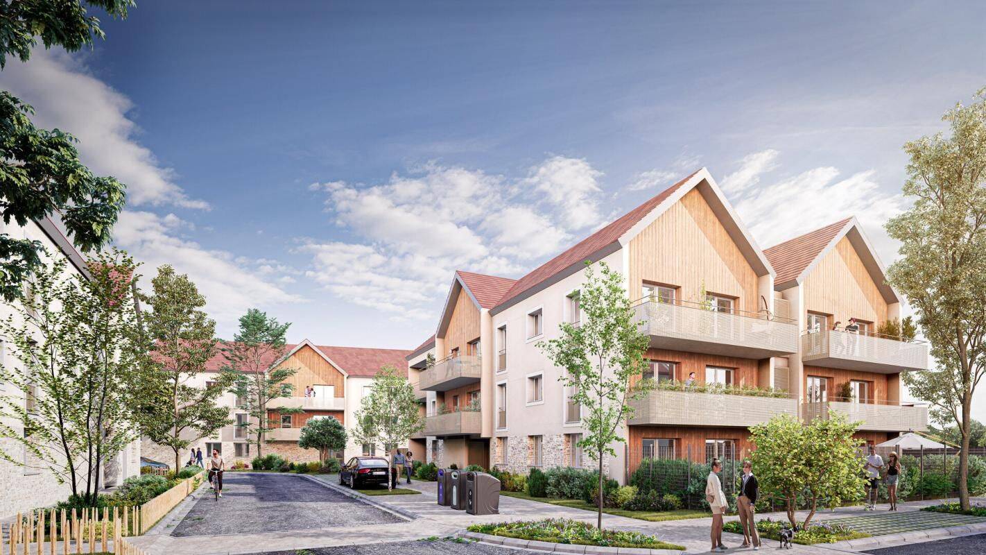 Appartement 3 pièces 61 m² · à Bruyères-sur-Oise · 61 m² · 262 000 €