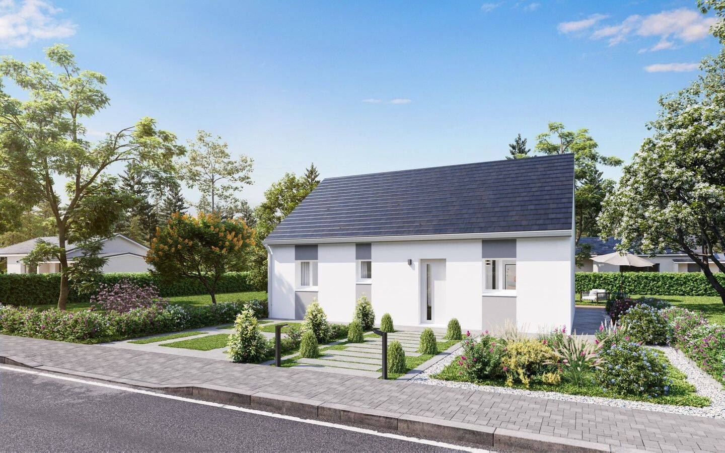 CONSTRUCTION MAISON NEUVE DE PLAIN-PIED À BELLEAU (02400) – TERR