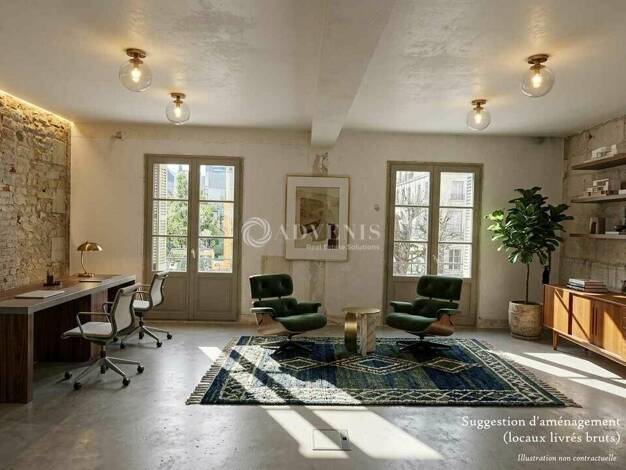 Espace bureau à louer 16 311 € 1 058 m² de bureaux divisible de 27 m² à 1 058 m² Centre Tours 37000